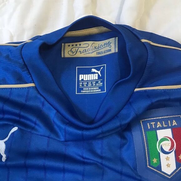 Puma boys FIGC T-shirt size XL - Picture 2 of 3